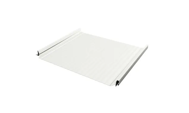 Фальцевая кровля Кликфальц Pro Gofr Grand Line 0,45 Полиэстер RAL 9003 Сигнальный Белый