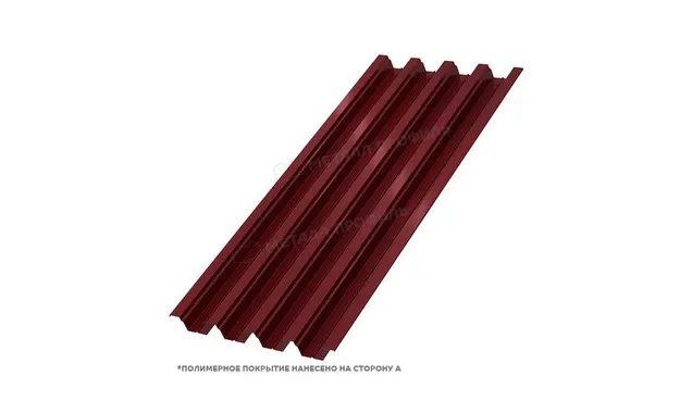 Профлист Металл Профиль Н75 0.7 Полиэстер RAL 3009 Красная окись A