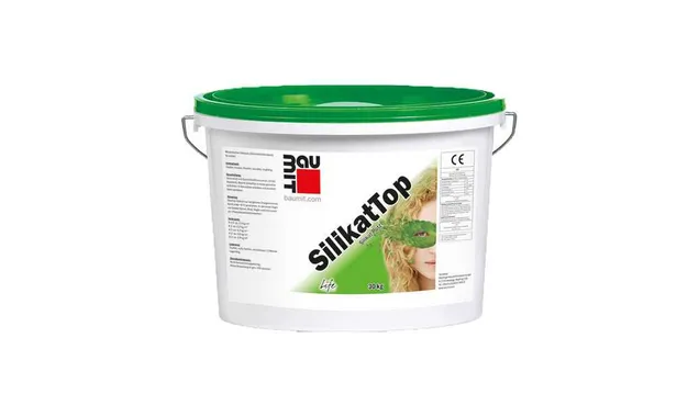 Пастообразная декоративная штукатурка Baumit SilikatTop БАЗА 25 кг (Россия)