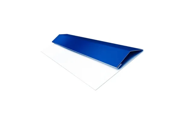 Планка финишная БХ new 0,5 Satin с пленкой RAL 5005 сигнальный синий (3м)