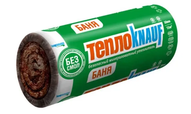 Утеплитель ТеплоКНАУФ баня 50х1200х12500