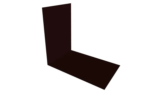 Планка снегозадержания усиливающая 0,5 Quarzit lite с пленкой RR 32 темно-коричневый