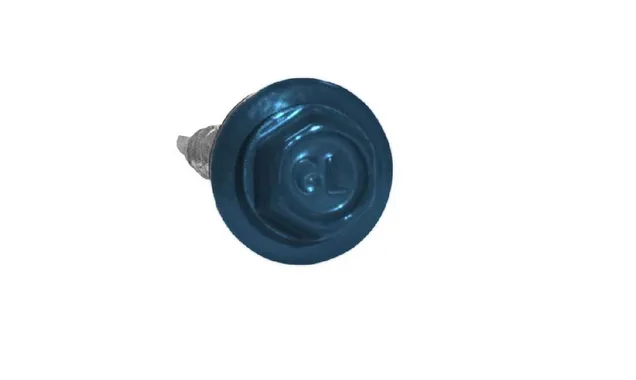 Саморез кровельный Daxmer 4,8х35 RAL 5009 (250) сверло №1