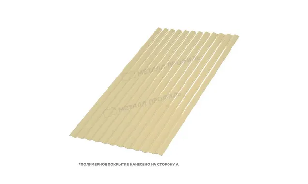 Профлист Металл Профиль МП18 0.5 NormanMP RAL 1014 Слоновая кость A