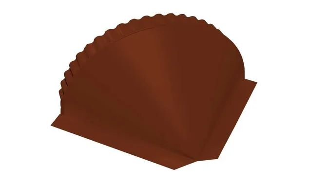 Заглушка конусная Velur RAL 3009 оксидно-красный