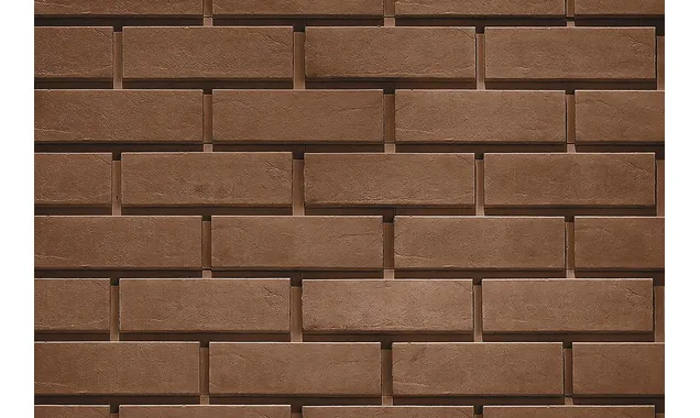 Фасадная панель Каньон Гладкий кирпич 7