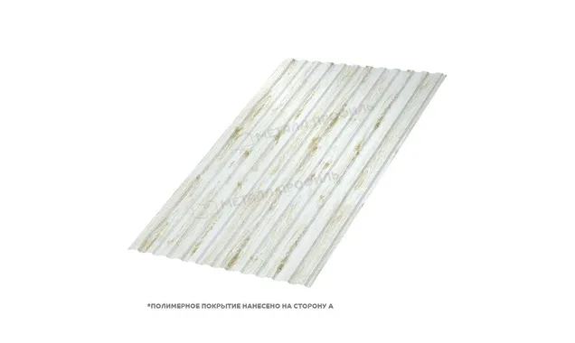 Профлист Металл Профиль МП10 0.5 ECOSTEEL® матовый Беленый дуб A