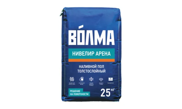 Смесь для выравнивания пола ВОЛМА-Нивелир Арена 25 кг