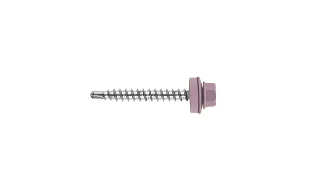 Саморез кровельный Daxmer 4,8х35 RAL 4009 (250) сверло №1