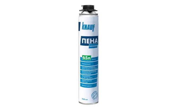 Пена монтажная профессиональная Knauf 850 мл