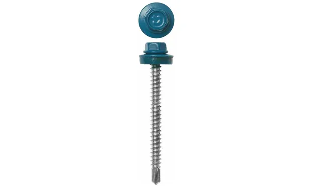 Саморез кровельный Daxmer 4,8х50 RAL 5015 (150) сверло №1