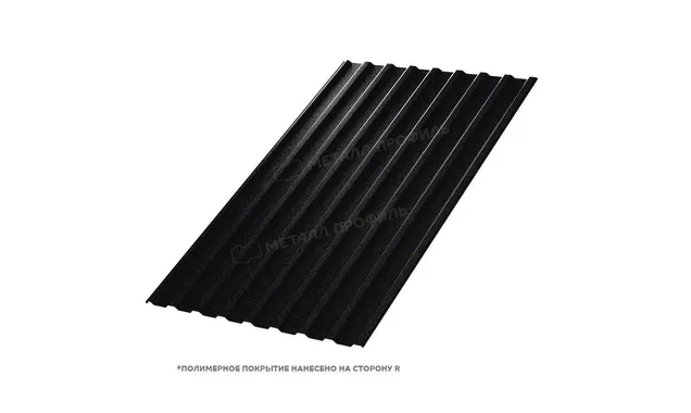 Профлист Металл Профиль МП20 0.5 VALORI Darkgrey, Темно-серый A