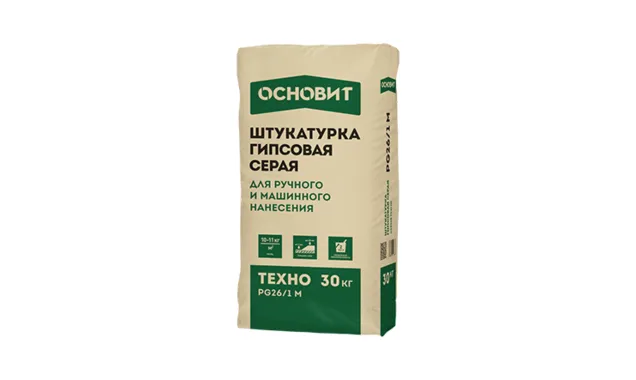 Гипсовая штукатурка Основит Техно PG26/1 M - 30 кг