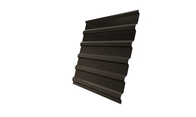 Профлист Grand Line C20В 0.5 Satin RR 32 Темно-коричневый