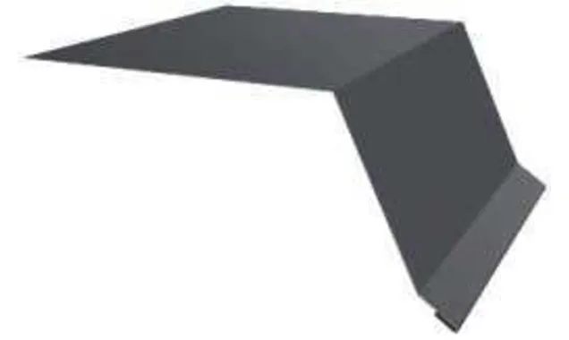 Планка капельник 135х50 0,5 Velur RAL 7016 антрацитово-серый