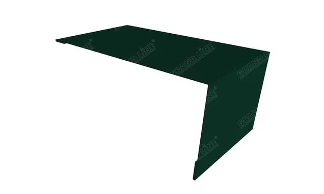 Планка мансардная 0,5 Satin с пленкой RAL 6005 зеленый мох