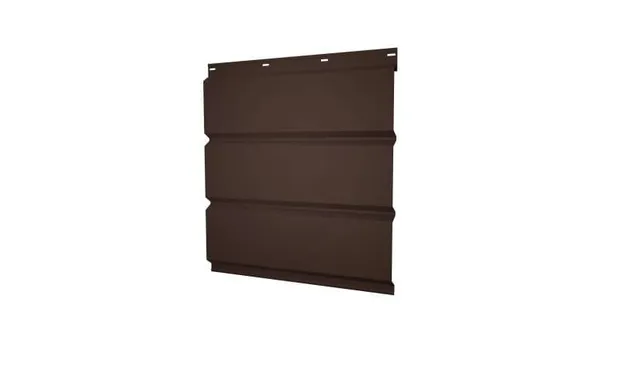 Софит металлический без перфорации 0,5 PurPro Matt 275 с пленкой RAL 8017 шоколад