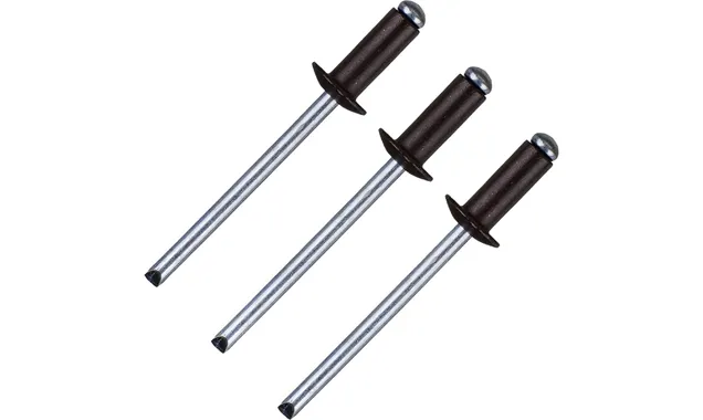 Заклёпка вытяжная Daxmer 4,8х12 RAL 8017 (10х1000 шт) ал/ст