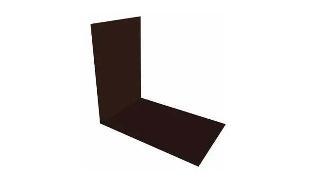 Планка снегозадержания усиливающая 0,5 Velur RAL 8017 шоколад