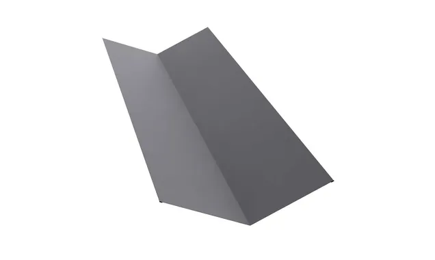 Планка ендовы верхней 145х145 0,4 PE с пленкой RAL 7004 сигнальный серый