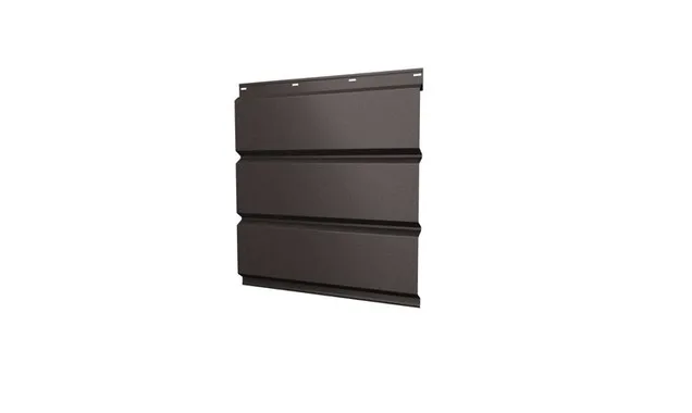 Софит металлический без перфорации 0,5 PurPro Matt 275 с пленкой RR 32 темно-коричневый