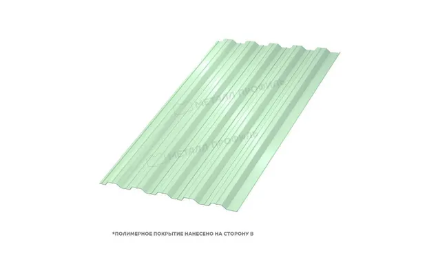 Профлист Металл Профиль HC35 0.5 NormanMP RAL 6019 Зеленая пастель B