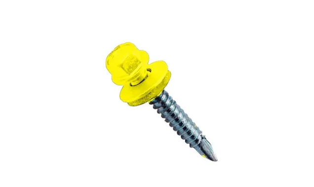 Саморез кровельный Daxmer 4,8х29 RAL 1003 (250) сверло №1