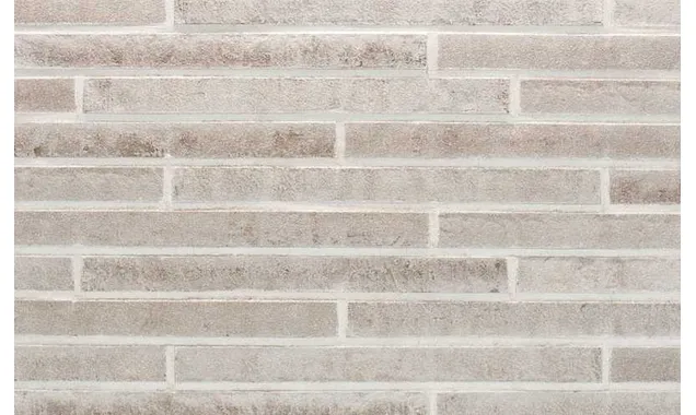 Клинкерная плитка Stroeher Stiltreu 452 silber-grau рельефная, 490х40х14 мм