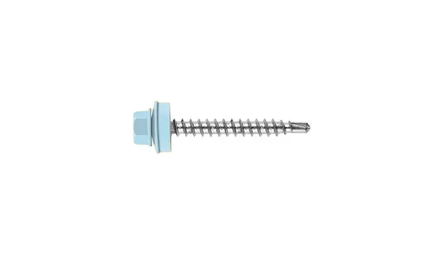 Саморез кровельный Daxmer 4,8х50 RAL 6034 (150) сверло №1