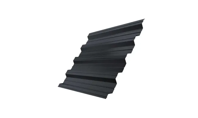 Профлист Grand Line HC44R 0.45 Drap RAL 7024 Мокрый асфальт