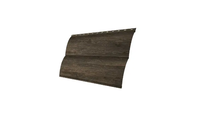 Металлический сайдинг Grand Line Блок-хаус 0.45 мм Print Elite Nordic Wood
