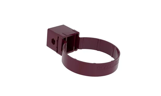 Хомут трубы Kliker ПВХ Grand Line Premium бордо (инд.упак.) (RAL 3005)