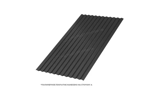 Профлист Металл Профиль МП18 0.5 VikingMP® E RAL 9005 Черный темный B