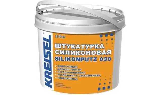 Силиконовая штукатурка с фактурой короед 030 SILIKONPUTZ DR Kreisel, 3мм группа 4 цвет 20081