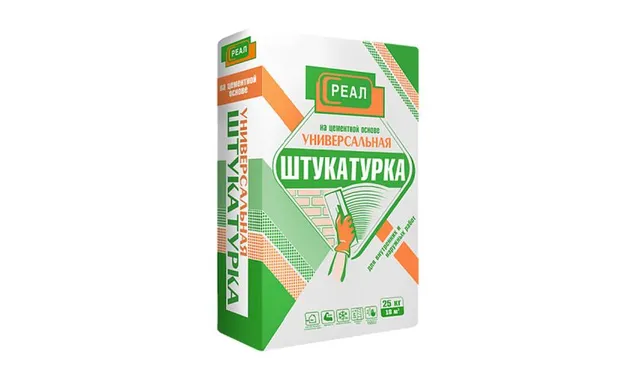 Штукатурка РЕАЛ универсальная зимняя, 25 кг