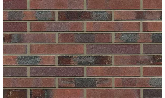 Кирпич клинкерный Muhr 04KS Rotbraun-bunt Kohle Spezial гладкий, 290х90х52 мм