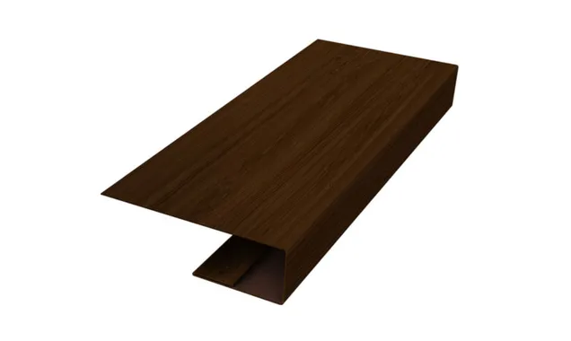 J-Профиль 12мм 0,45 Print Elite Choco Wood TwinColor (2,5м)