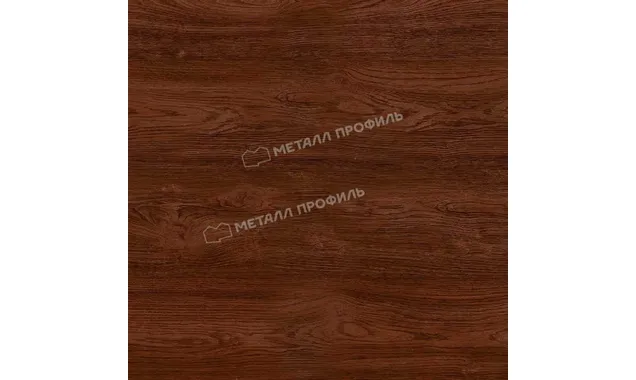 Планка карнизного свеса 200х30х2000 (ECOSTEEL-01-МореныйДуб-0.5)