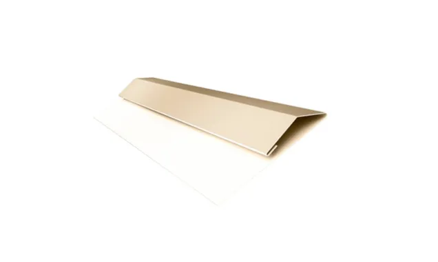 Планка финишная БХ new 0,5 Satin с пленкой RAL 1015 светлая слоновая кость (2,5м)