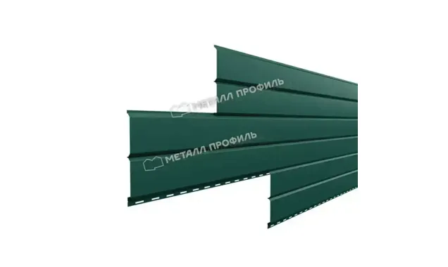 Металлический сайдинг Lбрус Металл-Профиль VikingMP RAL 6005 Зеленый мох 15х240