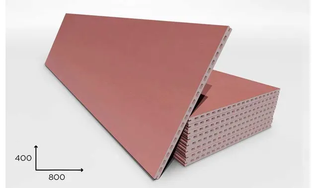 Керамогранитная плита FAVEKER GA20 для НФС, Marron, 800*400*20 мм