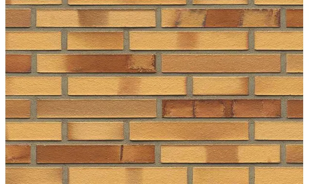 Кирпич клинкерный Muhr 01 S Niederlausitzer Gelb Spezial гладкий, 290х90х40 мм