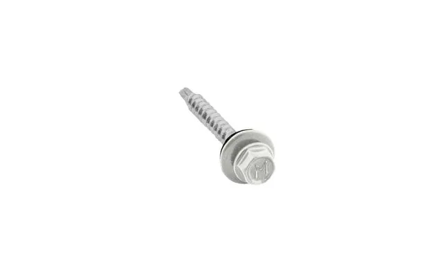 Саморез кровельный Daxmer 4,8х35 RAL 9003 (250) сверло №1