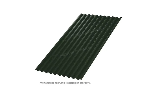 Профлист Металл Профиль C21 0.45 VikingMP® RAL 6007 Бутылочно-зеленый B