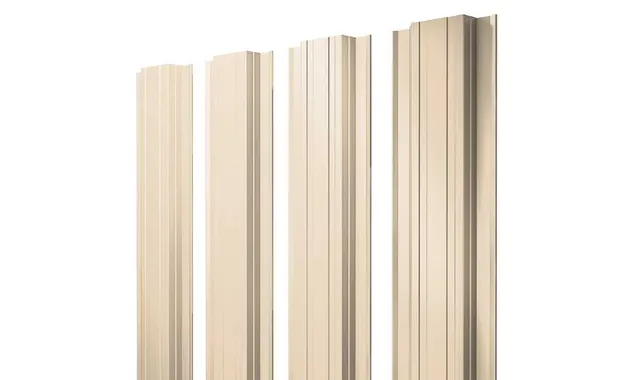 Штакетник Прямоугольный Grand Line 0,45 Drap RAL1015 Светлая Слоновая Кость