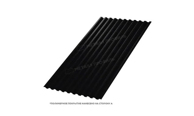 Профлист Металл Профиль C21 0.45 VikingMP® RAL 9005 Черный темный B