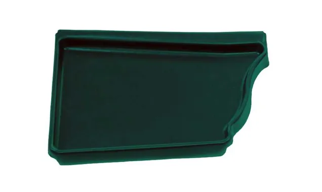 Заглушка левая Vortex 127мм RAL 6005