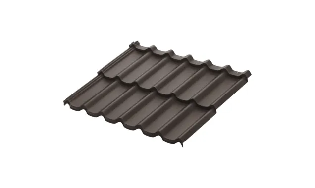 Профиль модульный Aquasystem Стокгольм XXL 0,45 мм PE Matt Zn 140 (Россия) RAL 8019 (т-коричневый)
