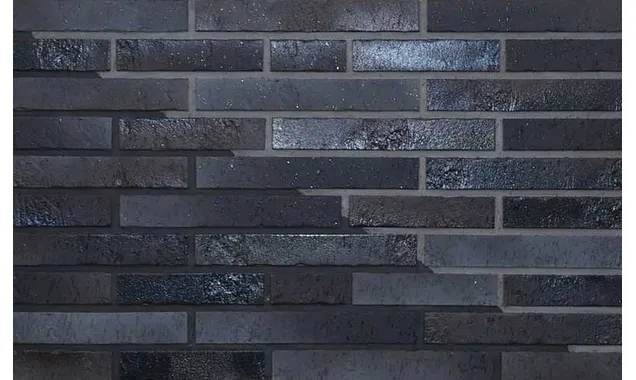 Клинкерная плитка ABC Atlantis kohlebrand Schieferstruktur, 490х71х10 мм