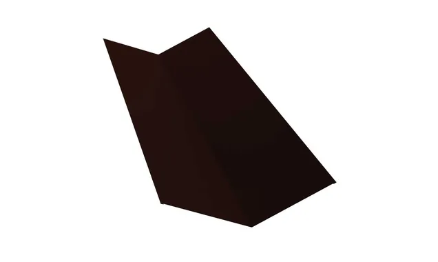 Планка ендовы верхней 145х145 0,45 Drap ST RAL 7016 антрацитово-серый